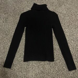 Black Turtleneck Sweater
